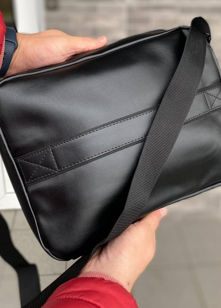Чорна чоловіча сумка через плече для документів мессенджер Totem No Brand (266694771)