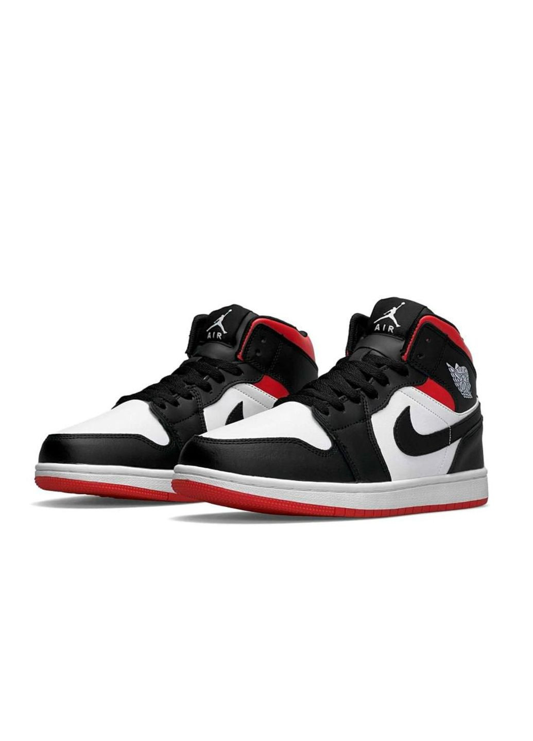 Nike air jordan hot sale black white red