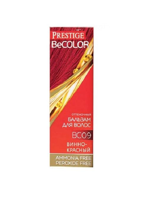 Відтінковий бальзам для волосся BeColor ВС 09 Винно-червоний Vip's Prestige (262521743)