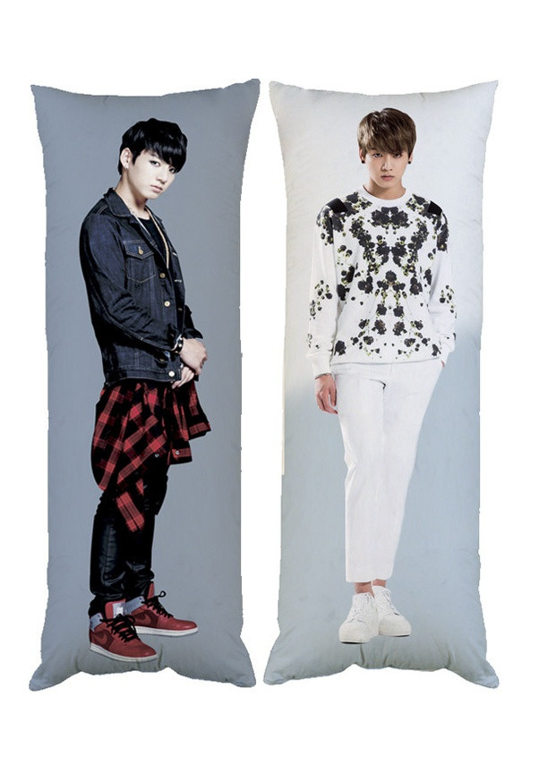 Подушка дакимакура K-pop Чонгук BTS декоративная ростовая подушка для обнимания двусторонняя 60*200 No Brand (258986932)