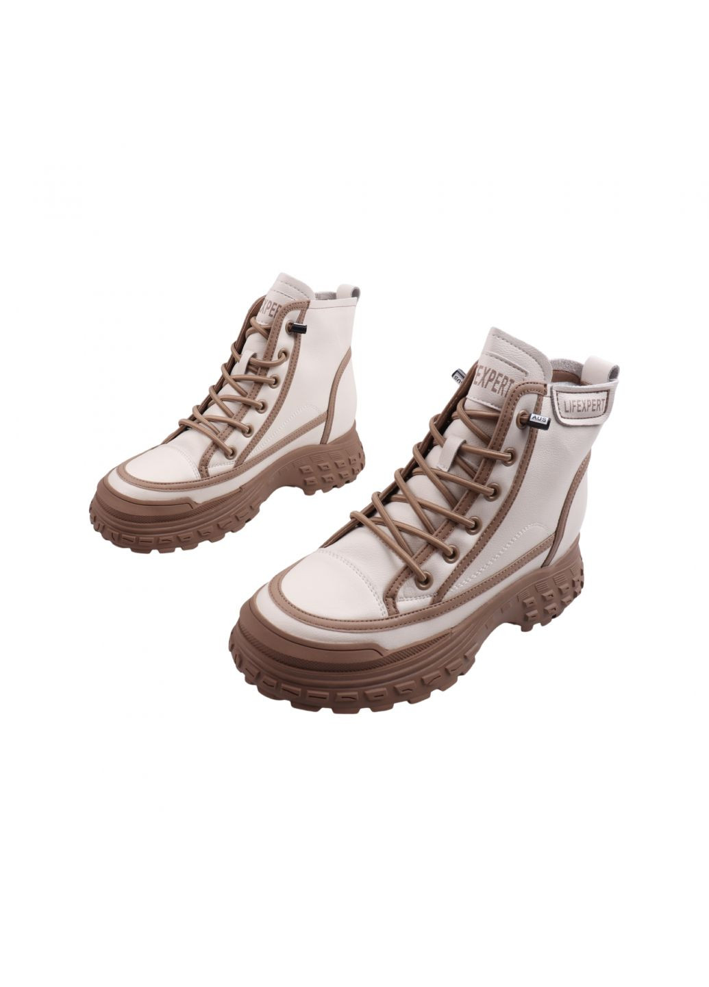 Черевики жіночі молочні натуральна шкіра Lifexpert 1196-23DHS (257675718)