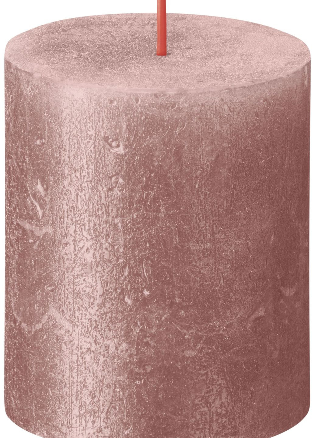 Свеча Rustic Pillar Water 8х6.8см старинный розовый (BOL-120320) Bolsius (263945487)
