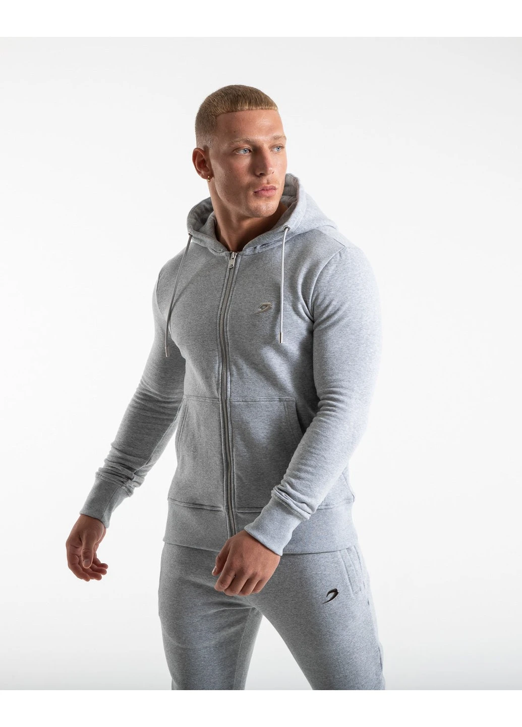 Худі Marciano Zip Сіре BOXRAW (257169947)