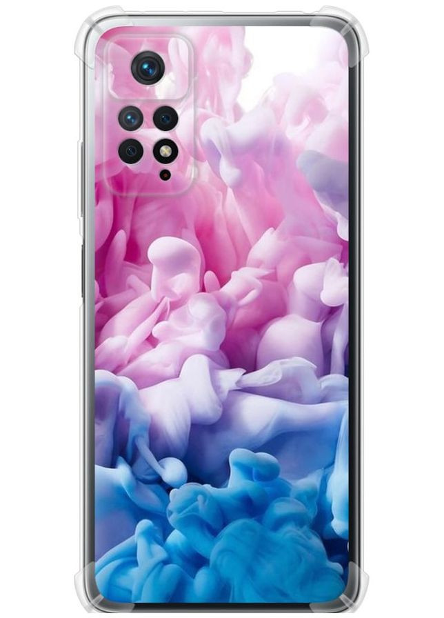Силіконовий протиударний с посиленими кутами чохол 'Акварель абстракція' для Endorphone Xiaomi Redmi Note 12 Pro (276192507)