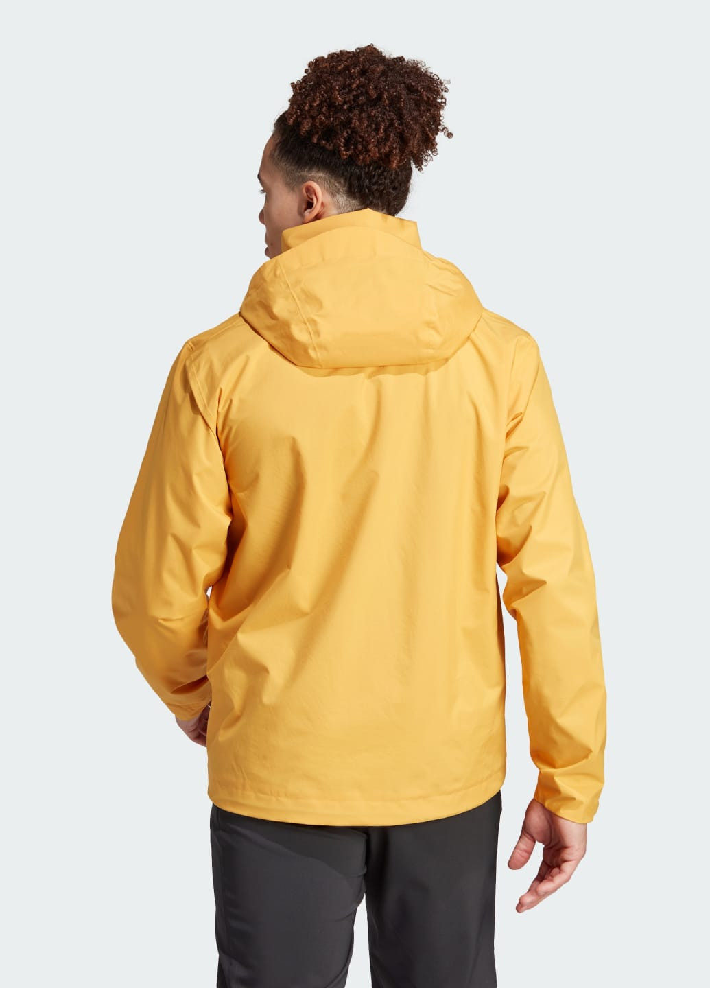 Желтая демисезонная куртка-дождевик terrex multi rain.rdy 2-layer adidas