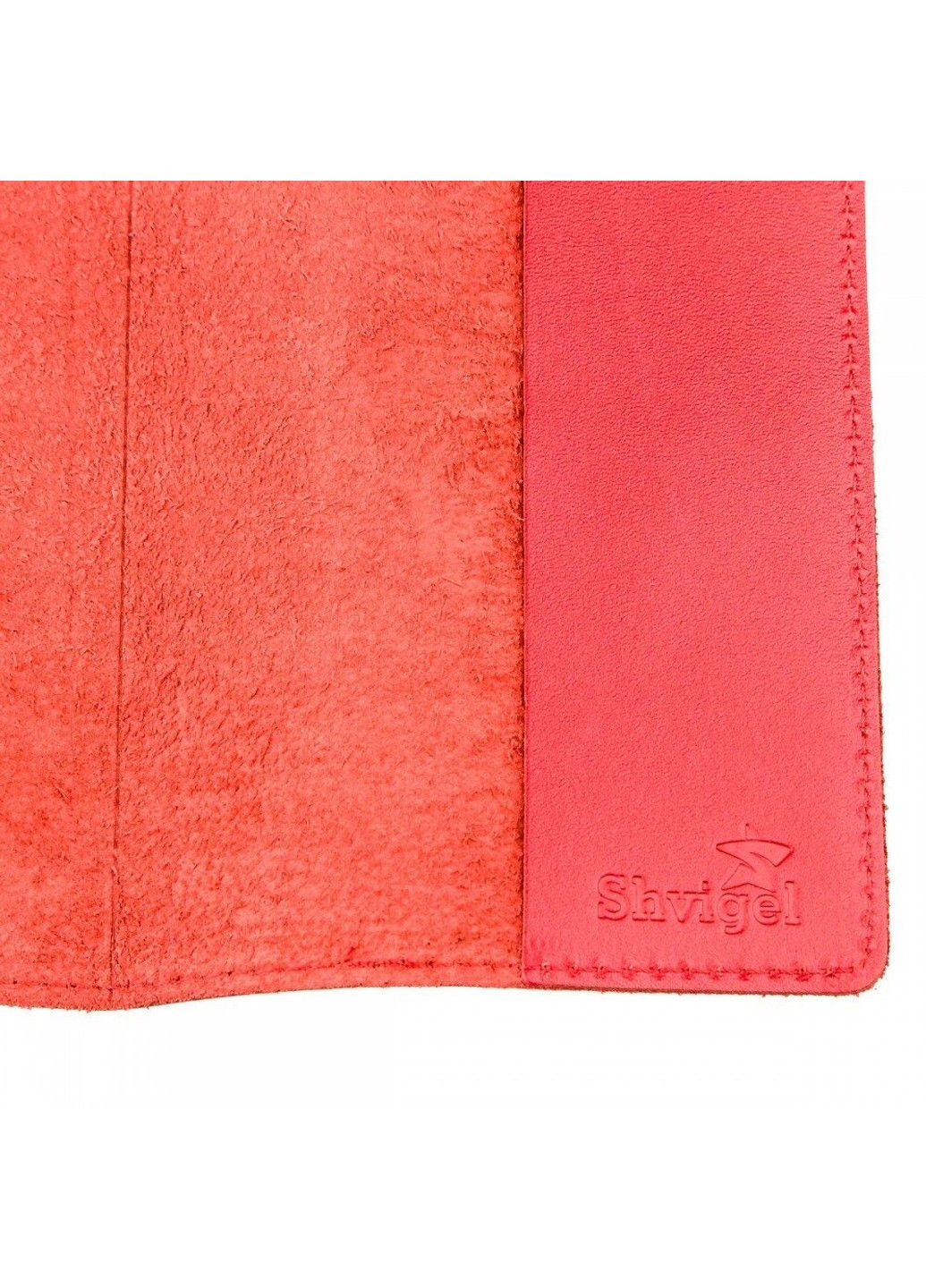 Червона жіноча обкладинка для паспорта з натуральної шкіри 13981 Shvigel (263135690)