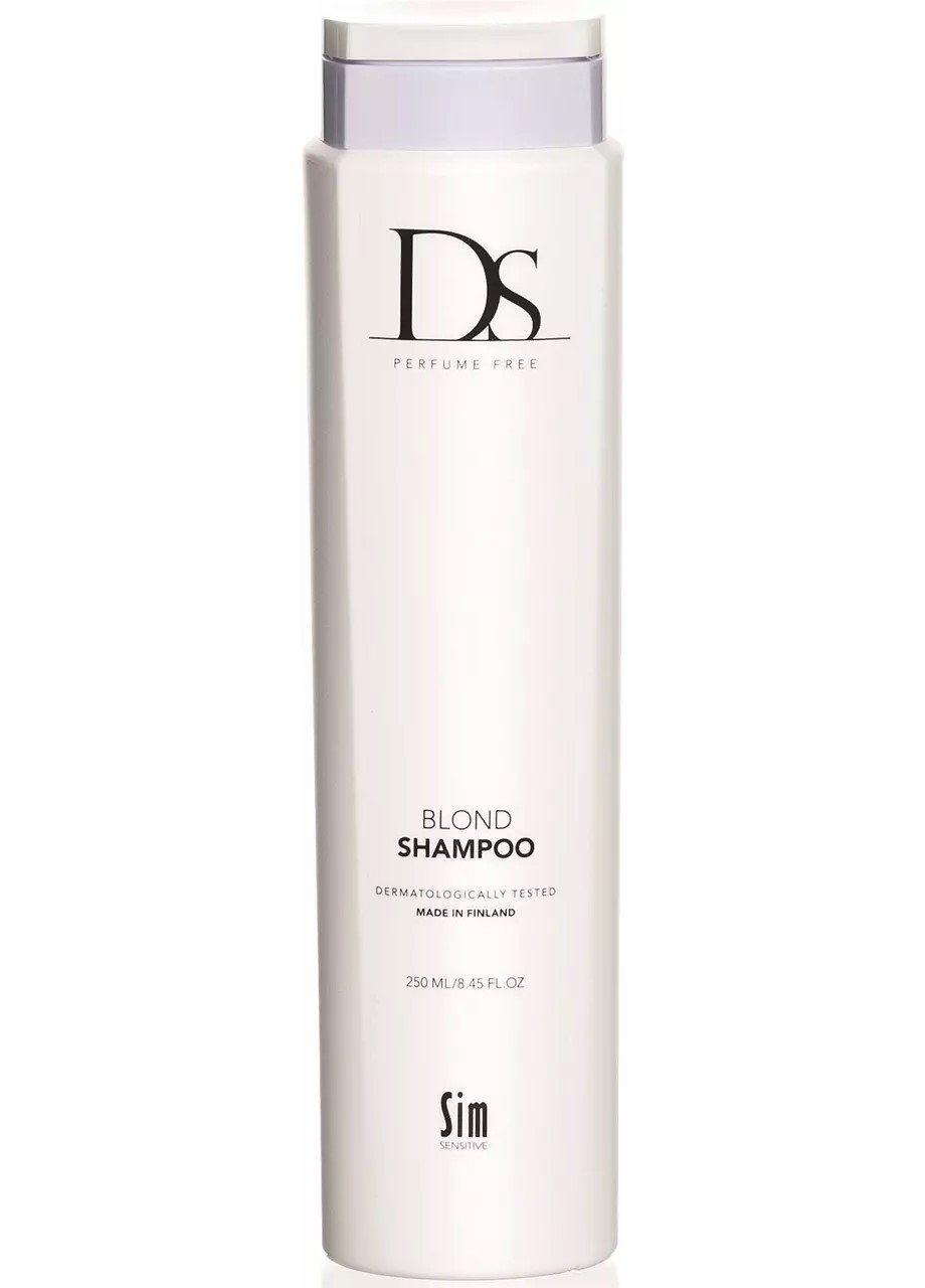 Тонирующий шампунь для светлых волос и седых волос DS Blond Shampoo 250 ml Sim Sensitive (267729478)