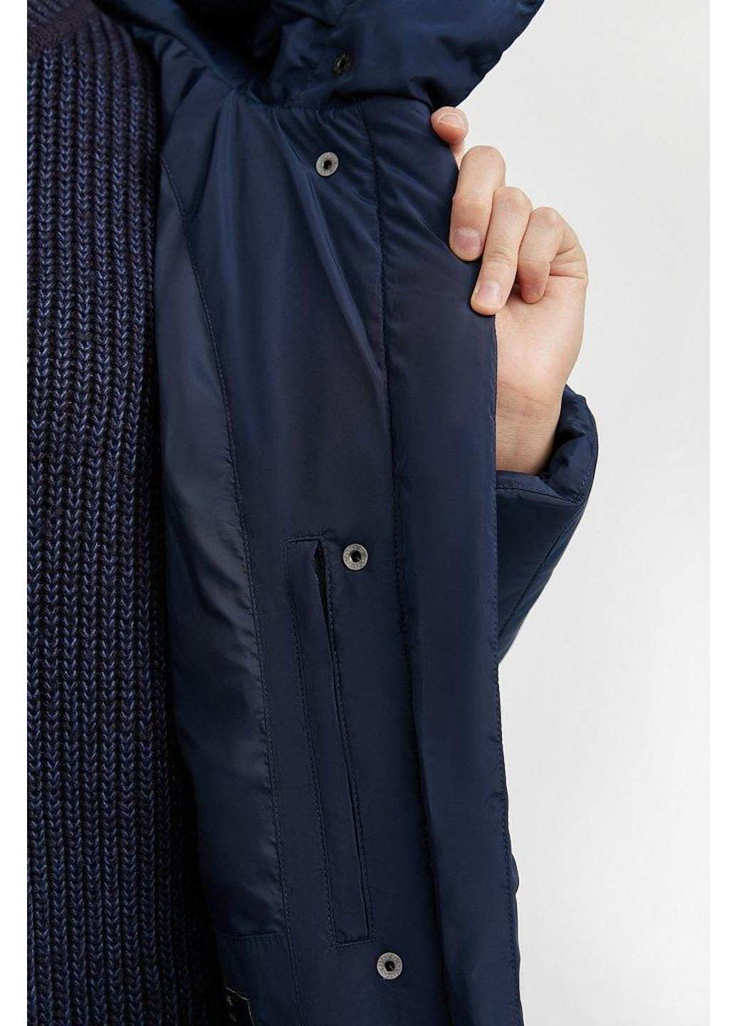 Темно-синяя зимняя зимняя куртка a20-11006-101 Finn Flare