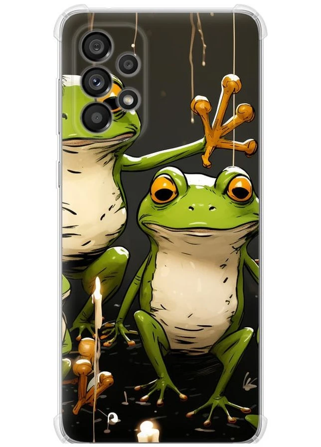 Силикон с усиленными углами чехол 'Жабки 2' для Endorphone Samsung Galaxy A73 A736B (266910000)