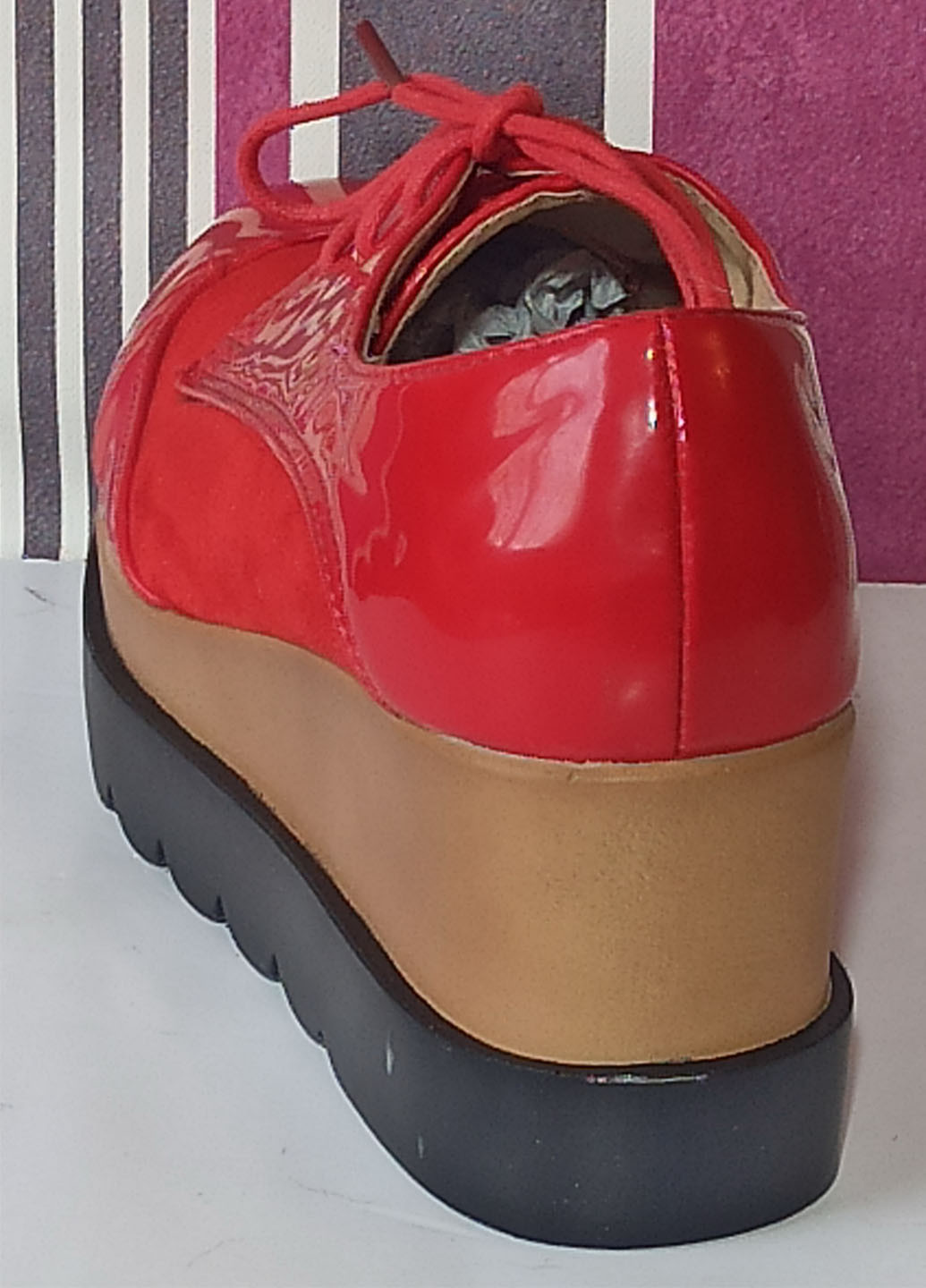 Женские туфли на танкетке 999 36-23см 40-25,5см L&M