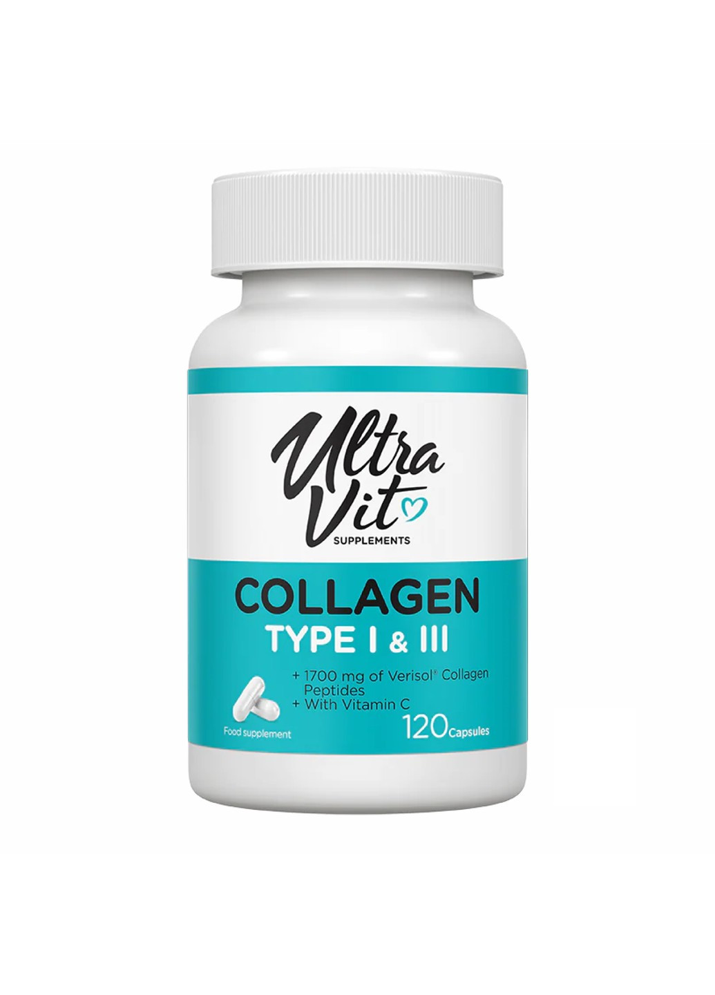 Гидролизированный Коллаген 1 и 3 типа Collagen Type I & III - 120 капсул VPLab Nutrition (273436152)