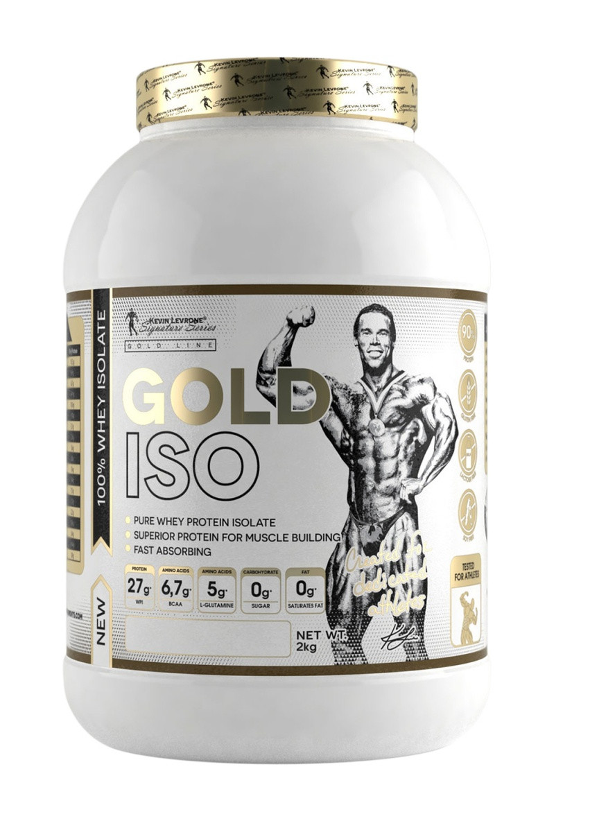 Протеин изолят Gold ISO 2000 g (Strawberry) Kevin Levrone (258723011)