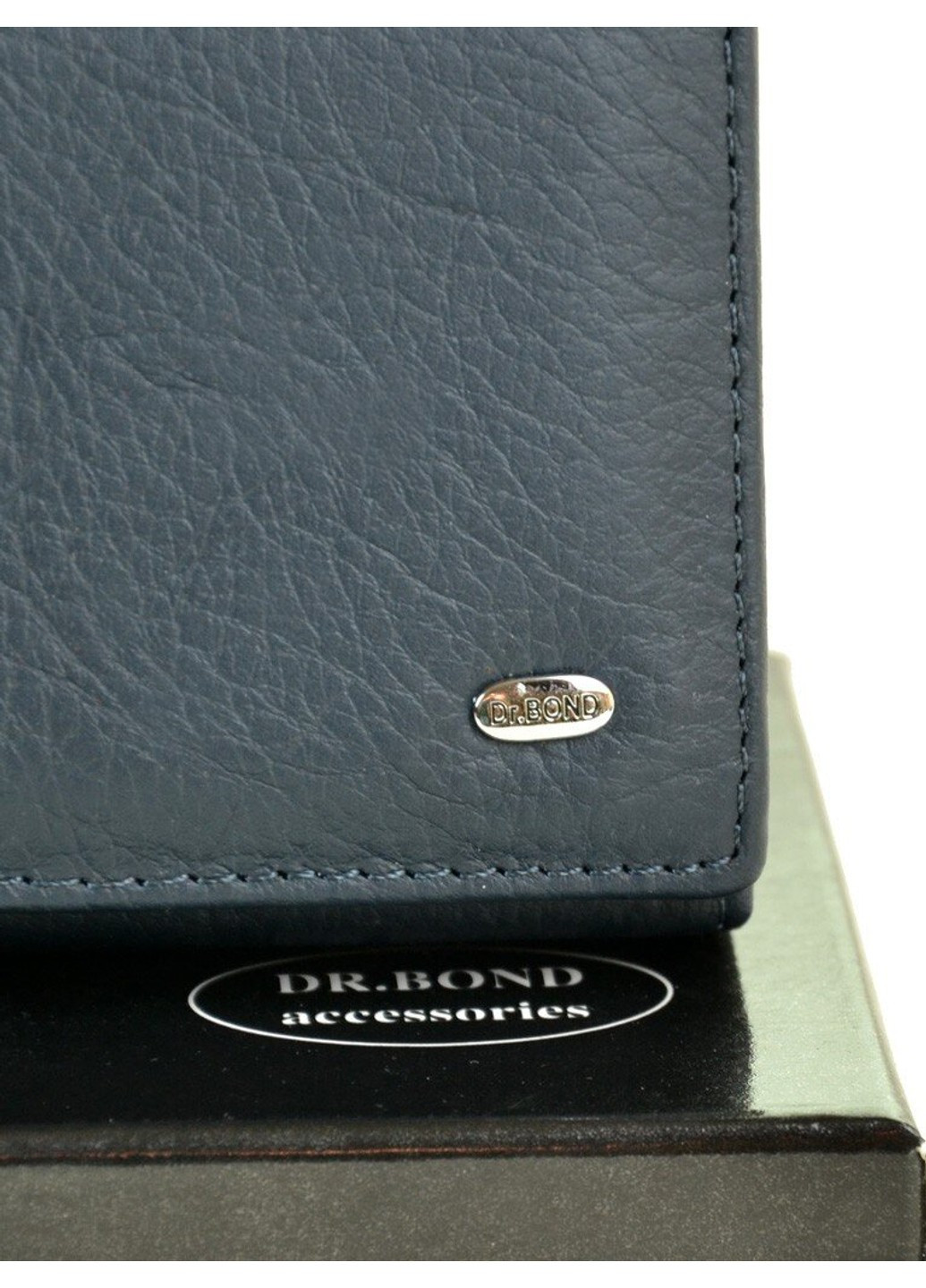 Кожаный кошелек Classik W1-V-2 black Dr. Bond (261551114)