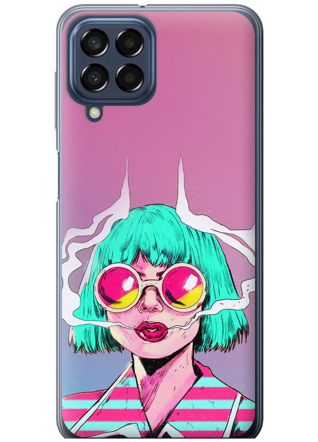 Силіконовий чохол 'Поп арт дівчина' для Endorphone Samsung Galaxy M33 M336B (276194492)