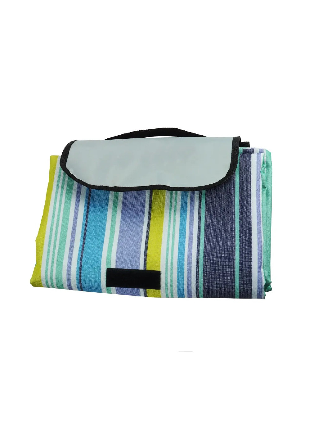 Розкладний килимок покривало підстилка водовідштовхувальний для пікніка відпочинку з ручкою 145Х180 см (474440-Prob) Смугастий Unbranded (258460265)