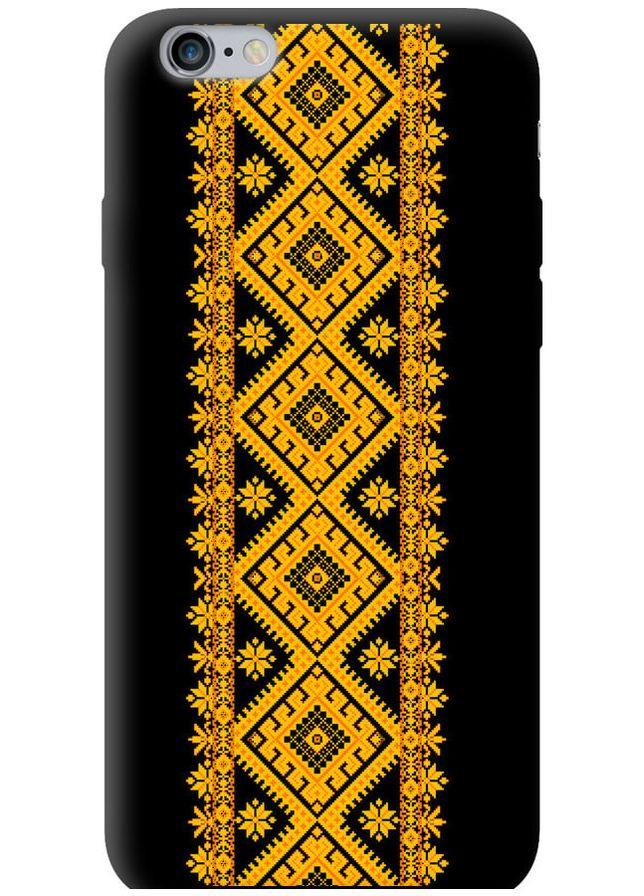 TPU чорний чохол 'Вишиванка 31' для Endorphone Apple iPhone 6 Plus (269347485)
