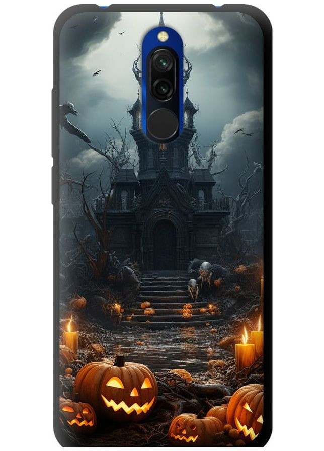 TPU чорний чохол 'Похмурий будинок' для Endorphone Xiaomi Redmi 8 (266810574)