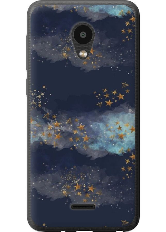 Силиконовый чехол 'Ночь золотые звезды' для Endorphone meizu c9 (276395988)