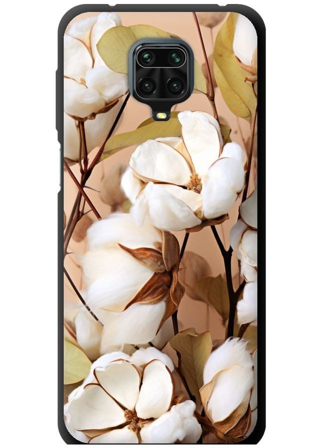 TPU чорний чохол 'Бавовна' для Endorphone Xiaomi Redmi Note 9 Pro (267316467)