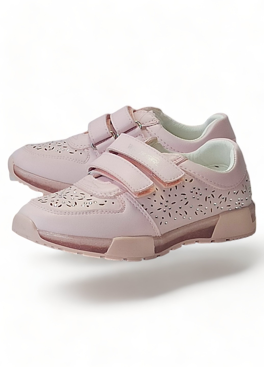 Светло-розовые демисезонные кроссовки детские для девочки weesteр Weestep