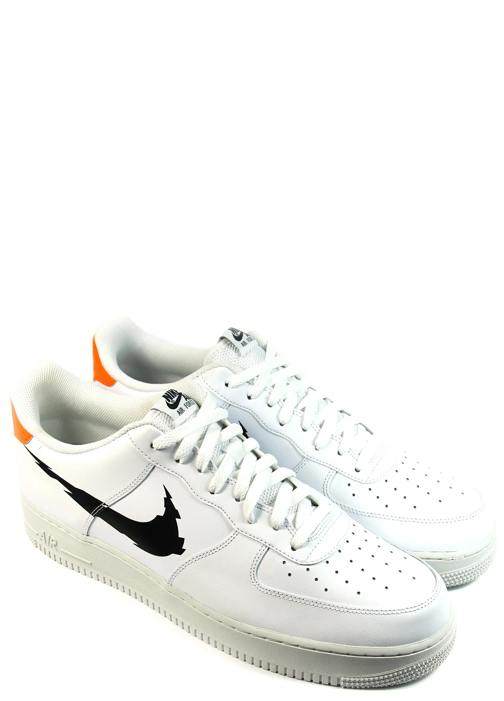 Білі чоловічі кросівки air force 1 glitch swoosh m dv6483-100 демісезон Nike