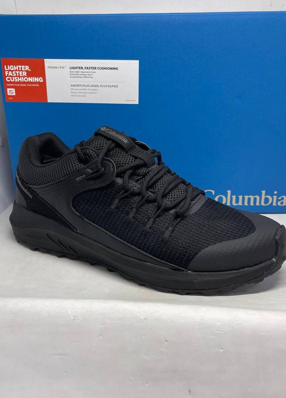 Черные кроссовки мужские ( оригинал) trailstorm waterproof black Columbia кросівки