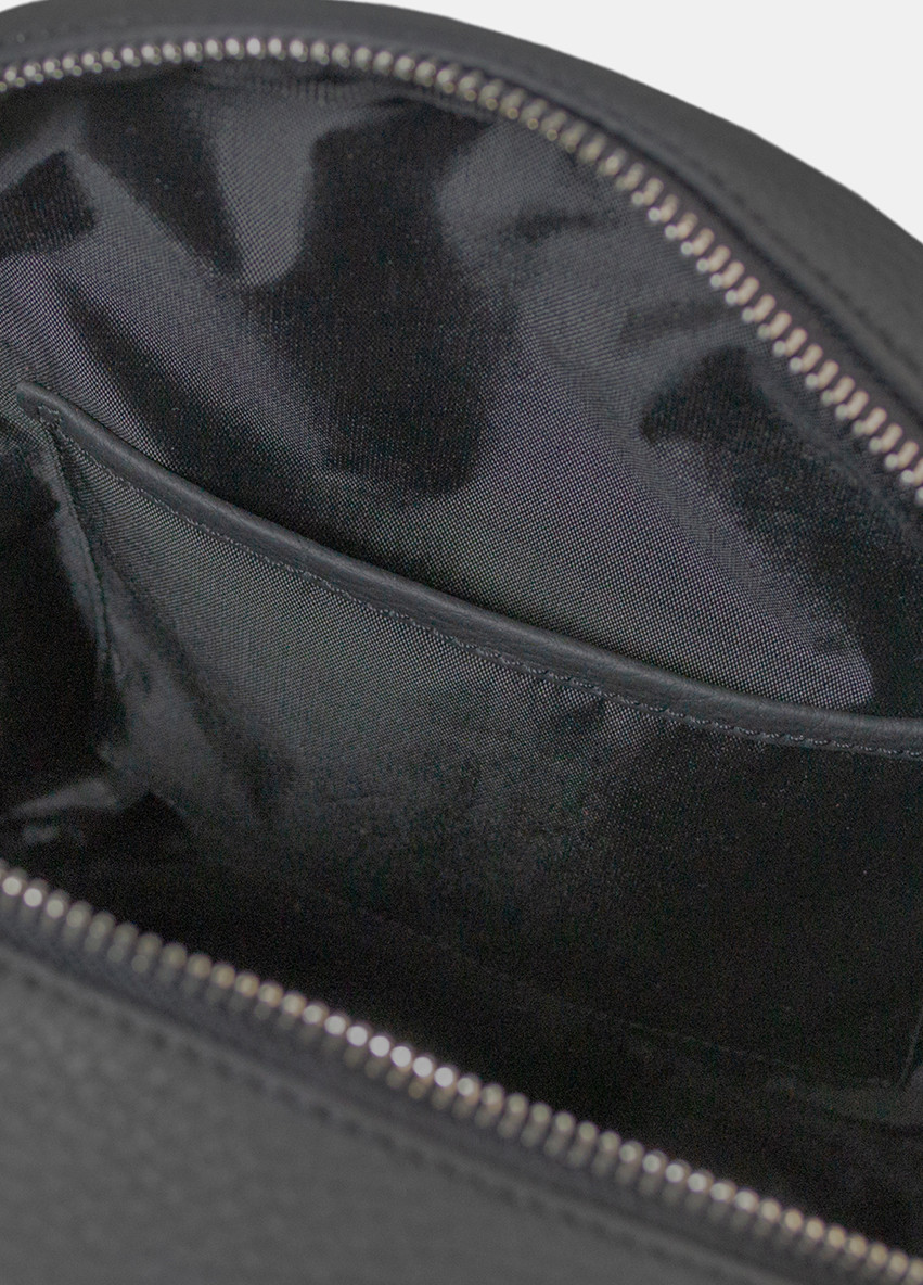 Женский рюкзак черный из натуральной кожи Famk (268998277)