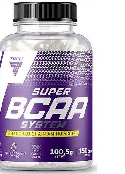 Super BCAA System 150 Caps Trec Nutrition (258499428)