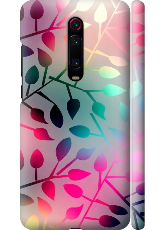 3D пластиковый матовый чехол 'Листья' для Endorphone Xiaomi Mi 9T Pro (262978964)