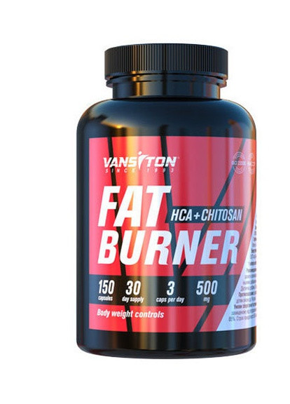 Fat Burner, HCA + Chitosan 500 mg 150 Caps Vansiton (258498833)