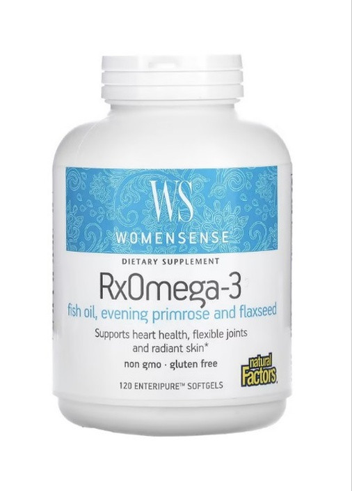 WomenSense, Rx Omega -3 Natural Factors (259181103)