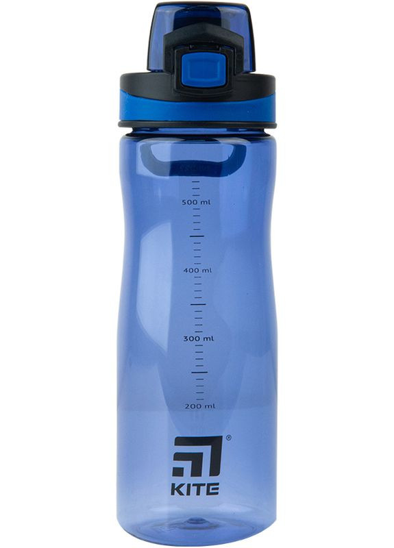 Пляшка для води 650 мл темно-синя Kite (264074225)