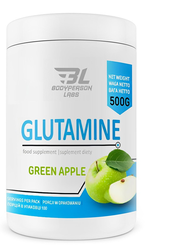 L-глютамин Glutamine 500 g (Apple) Bodyperson Labs (259111023)