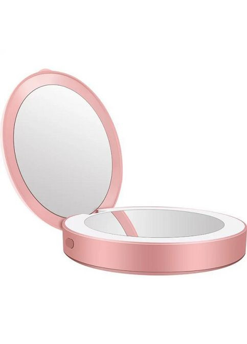 Зеркало косметическое карманное с LED подсветкой. No Brand (276255284)