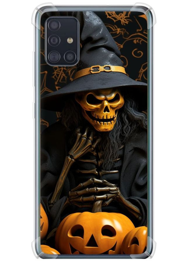Силіконовий протиударний с посиленими кутами чохол 'Хелловін 2' для Endorphone Samsung Galaxy A51 2020 A515F (266808460)
