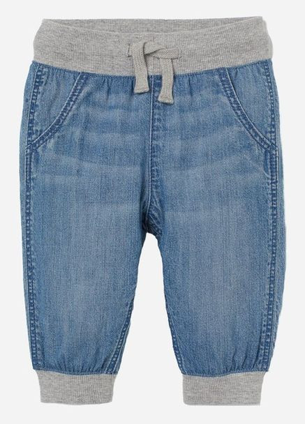 Светло-синие брюки джоггеры H&M