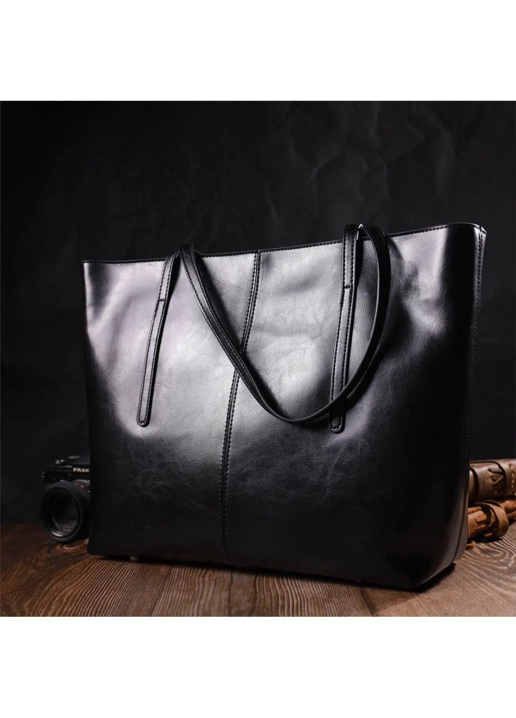 Женская кожаная сумка шоппер 22095 Vintage (262533102)