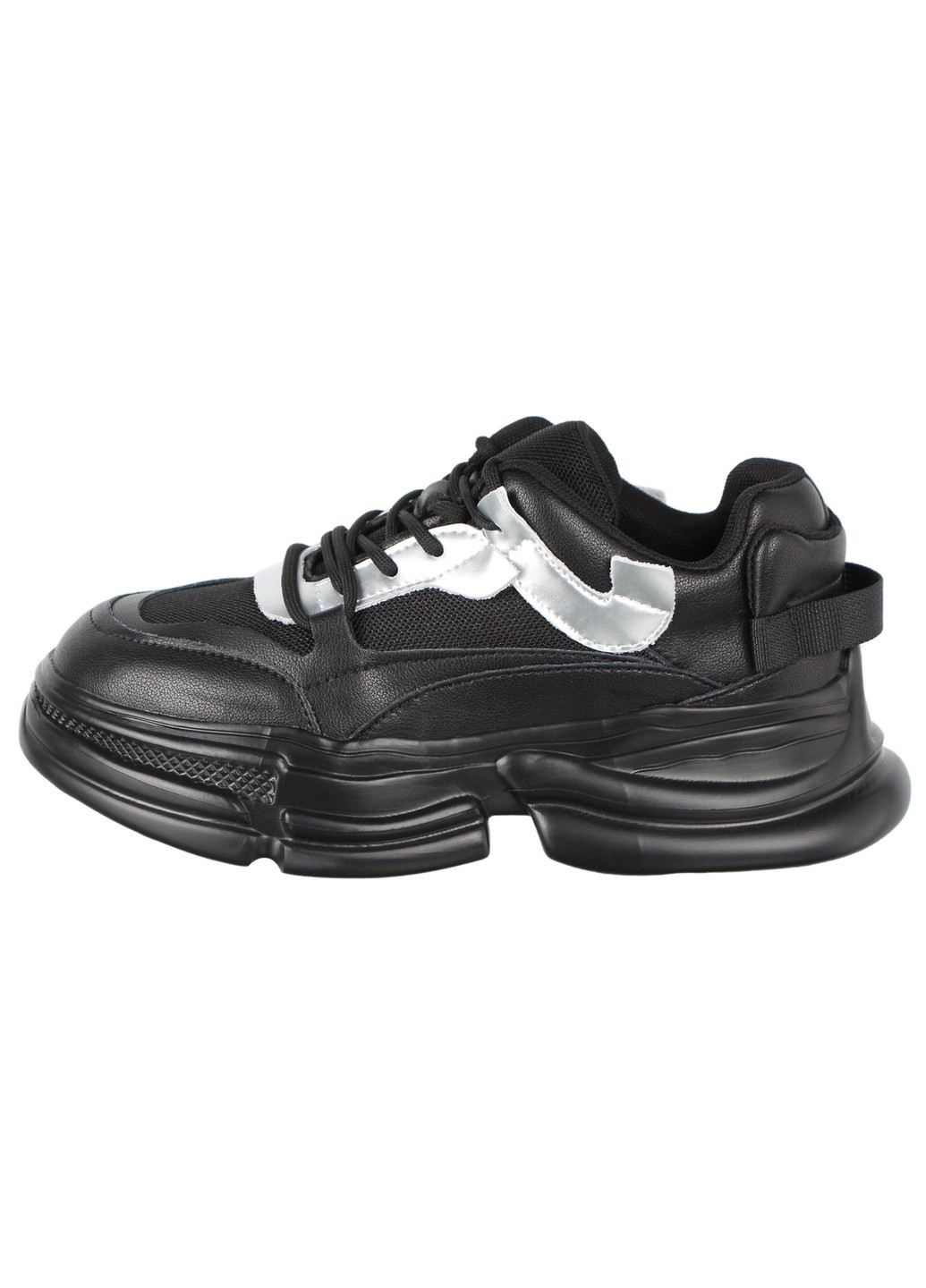 Черные демисезонные женские кроссовки 197053 Lifexpert