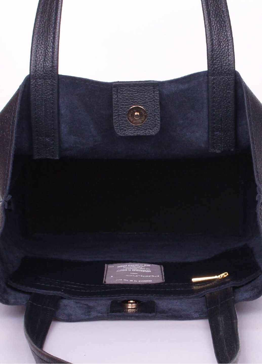 Шкіряна сумка-шоппер darkblue PoolParty (262976790)