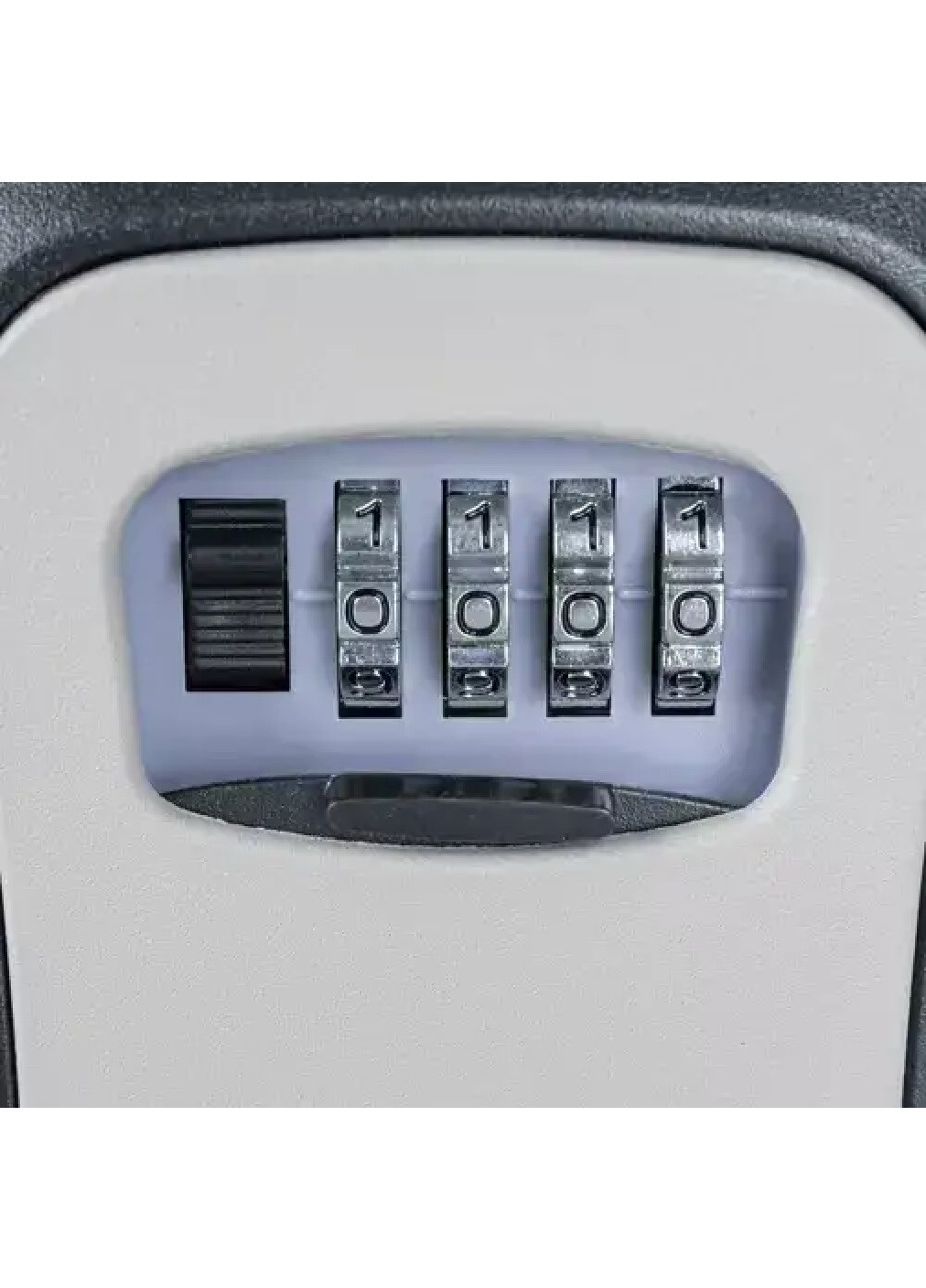 Мебельный компактный портативный металлический сейф ключница ящик для ключей 12х9х4 см (475759-Prob) Серый с черным Unbranded (271039201)