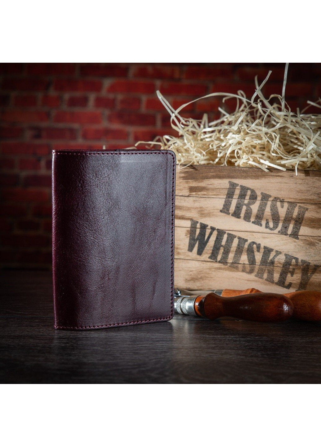 Обкладинка-органайзер для документів зі шкіри HiArt Original PC-03-C19-1718-000 Фіолетовий Hi Art (268371410)