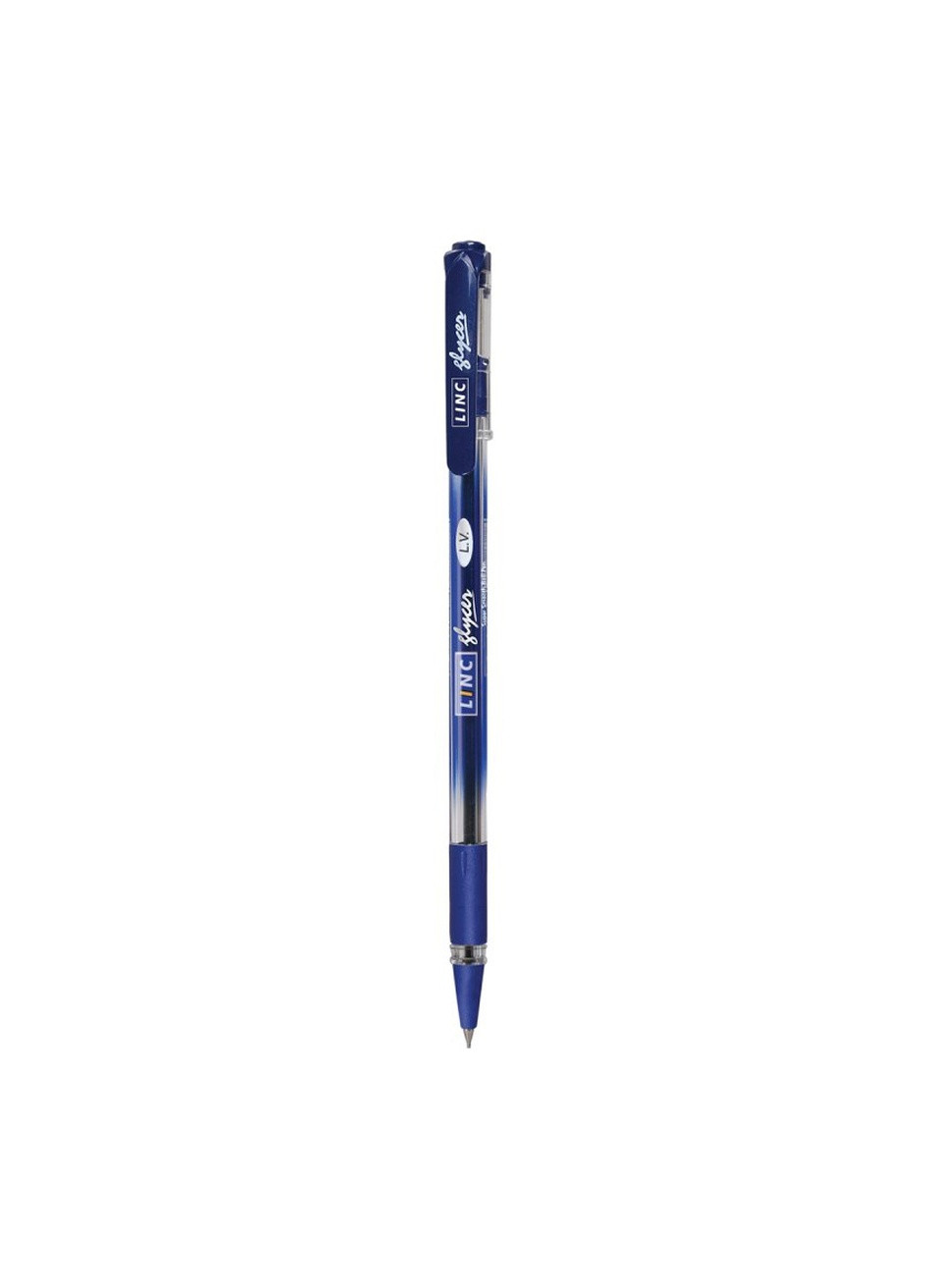 Ручка шариковая масляная "Glycer" 0,7 мм цвет синий ЦБ-00215730 LINC (259443247)