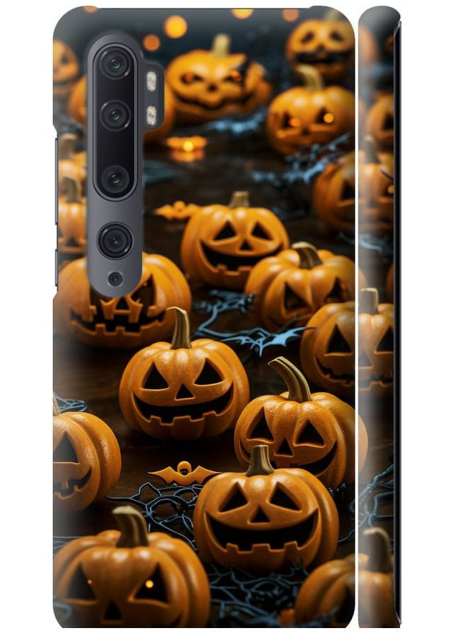 3D пластиковый матовый чехол 'Тыквы 2' для Endorphone Xiaomi Mi Note 10 (266806863)