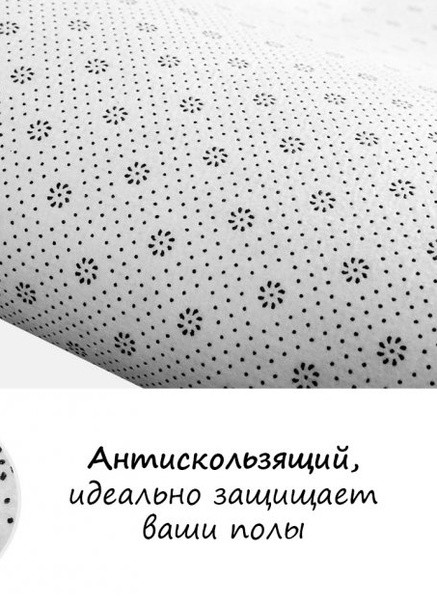 Приліжковий килимок травка 90x200 см. Сірий RW (257052221)