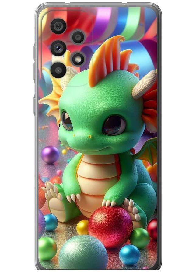 Силиконовый чехол 'Веселый дракончик' для Endorphone Samsung Galaxy A73 A736B (275461012)
