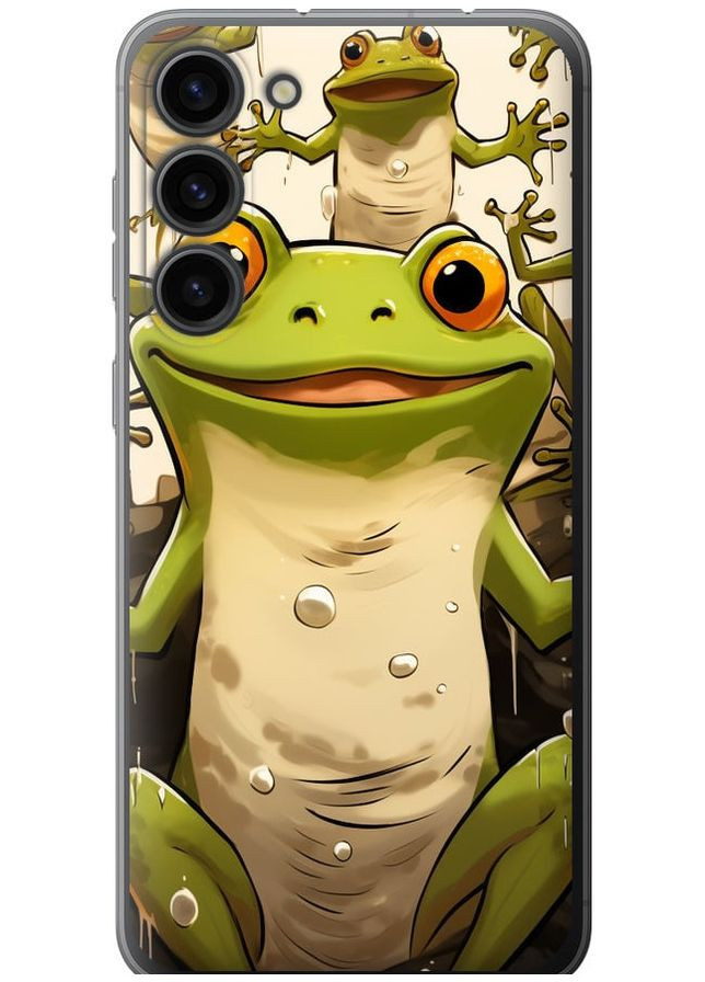 Силіконовий чохол 'Весела жаба' для Endorphone Samsung Galaxy S23 Plus (266906204)