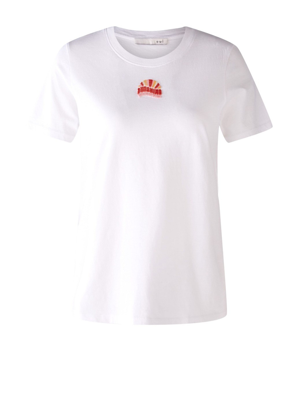 Жіноча футболка Біла Oui - (263606942)