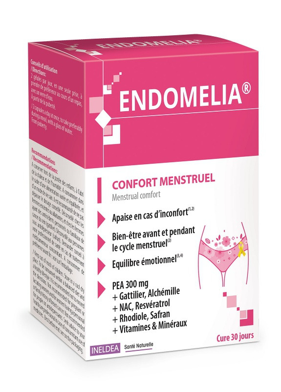 INELDEA ЕНДОМЕЛІЯ / ENDOMELIA® - при болісних місячних - 60 капсул Ineldea Sante Naturelle (258042621)