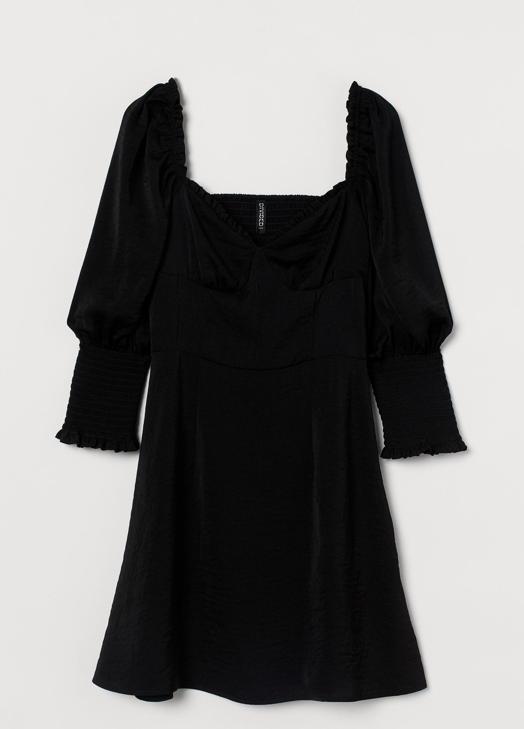 Чорна кежуал плаття, сукня H&M однотонна