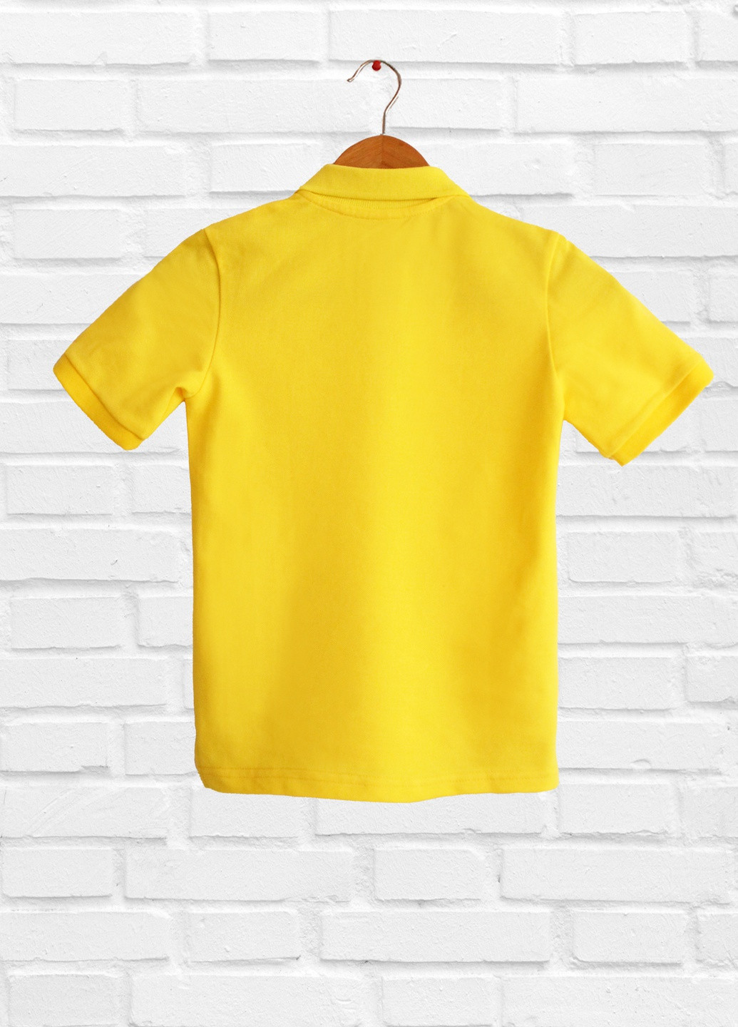 Светло-желтая летняя футболка детская, светло-жёлтая, хлопковая дм471/1-43 Malta